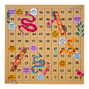 Wooden Snake and Ladder Game | Board Games | Beige