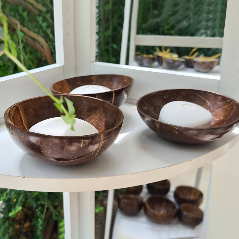 Soap Dish | Coconut Shell | Set of 2