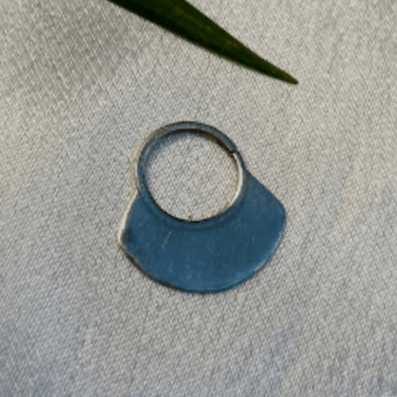 Silver Clip-On Nose Ring