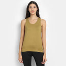 Bamboo Fabric Racerback Top | Olive