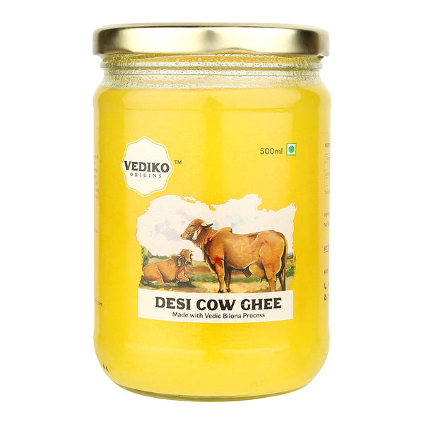 A2 Cow Ghee | Processed with Vedic Bilona | 500 ml