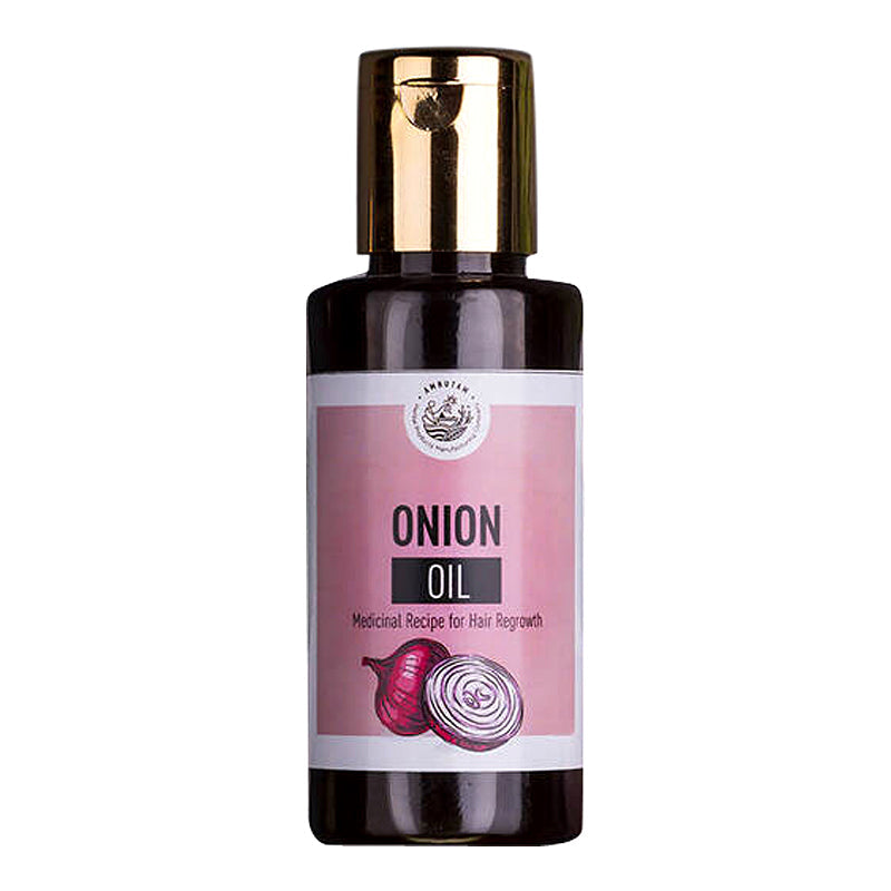 Onion Oil | Hair Regrowth | Amrutam | 100 ml