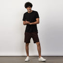 Cotton French Terry Shorts | Brown