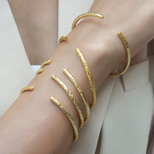 Brass Bangles | Brass Jewellery | Gold Tone | Set of 3