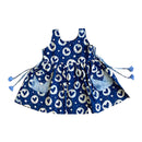 Pure Cotton Printed Dress for Girls | Blue.