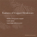 Copper Bottle | Hammered | 1 Litre