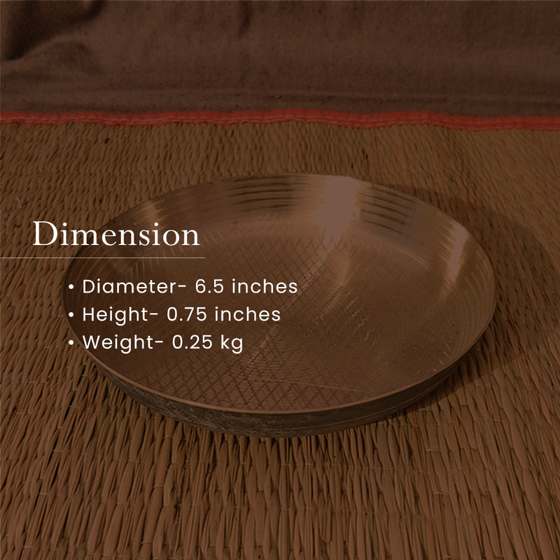 Kansa Side Plate | 6.5 Inches