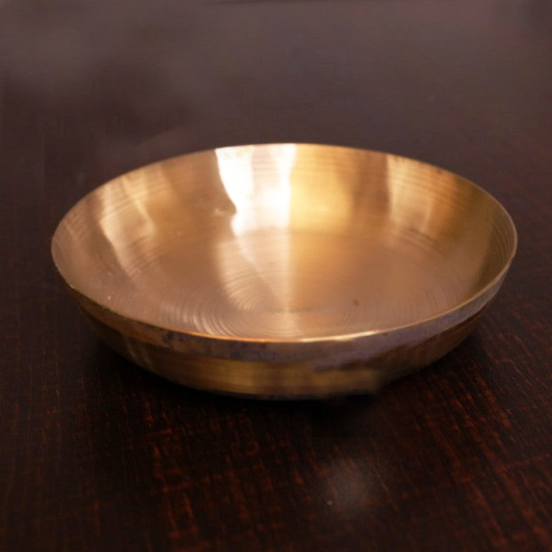 Kansa Thali | Dessert Plate | 4.25 Inches.