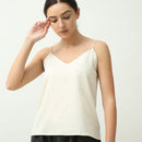 Organic Cotton Camisole Top | Off White