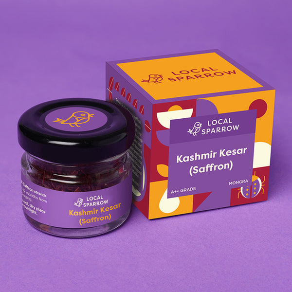 Kashmir Saffron | A++ Grade | 100% Pure | 1 g