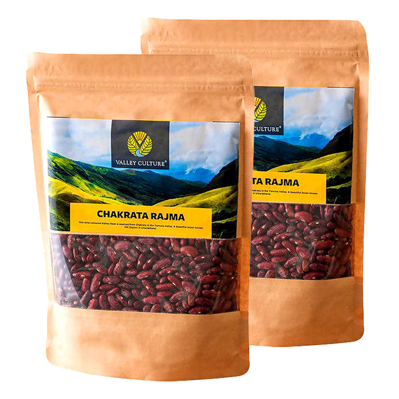 Chakrata Rajma | Organic | Unpolished | 500 g | Pack of 2.