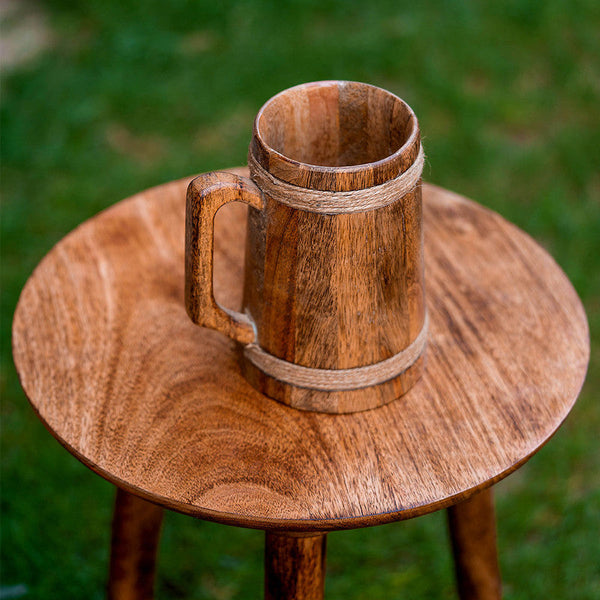 Mango Wood Mug | Brown | 800 ml