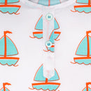 Cotton Night Suit for Kids | Sailboat Print