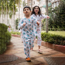 Cotton Night Suit for Kids | Sailboat Print