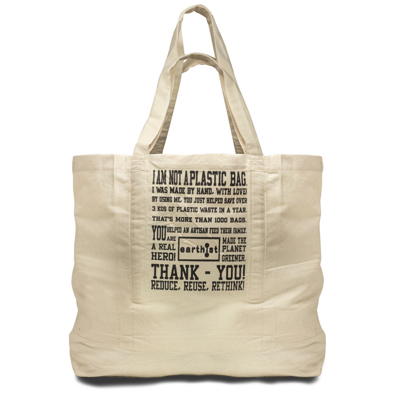 Canvas Cotton Tote Bag | Shopping Bag | Off White