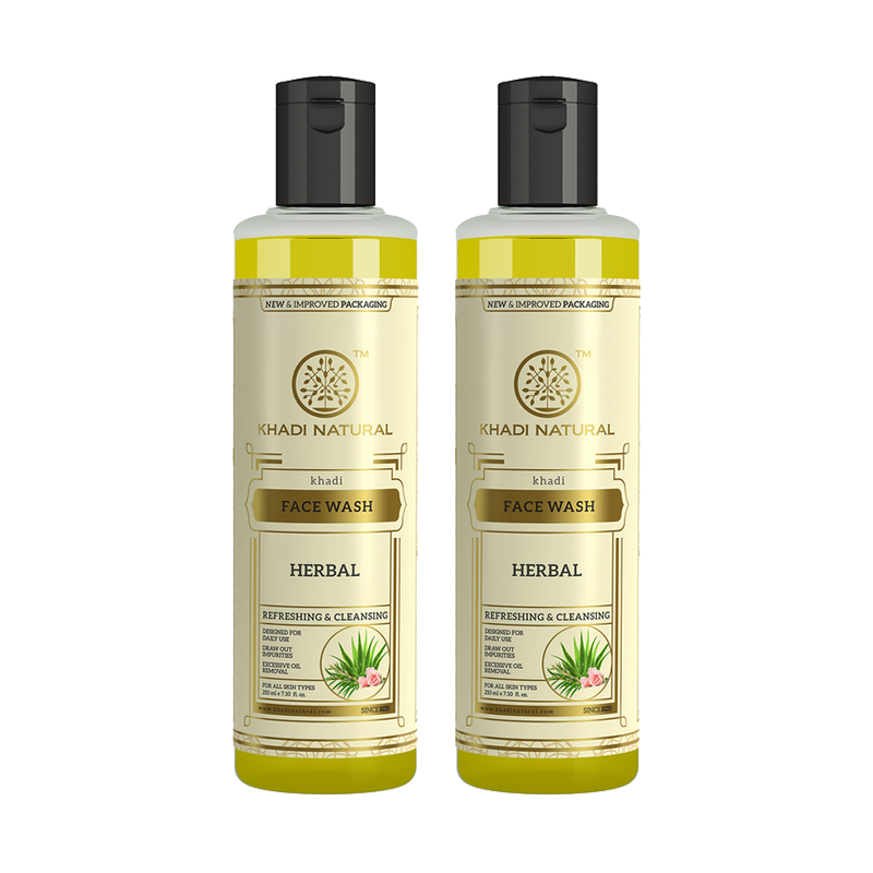 Khadi Natural | Face Wash | Anti Pollution | Pack of 2 | 420 ml