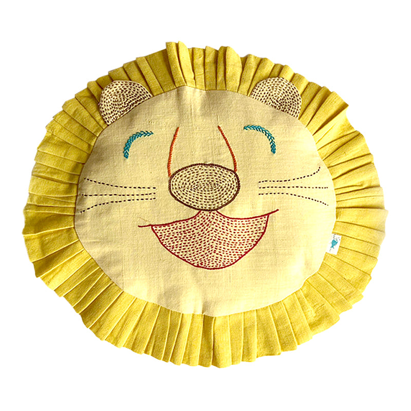 Mustard Seed Pillow for Baby | Organic Cotton | Lion Design