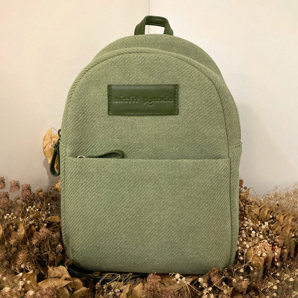 Cactus Leather Kawaii Backpack | Green