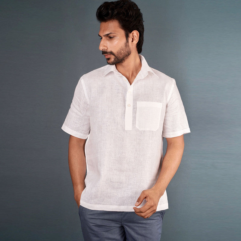 White Shirt | Pure Linen Shirt