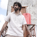 Linen Kurta for Men | Short Kurta | Beige