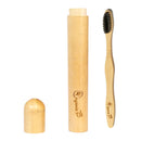 Bamboo Toothbrush with Travel Case | Charcoal Bristles