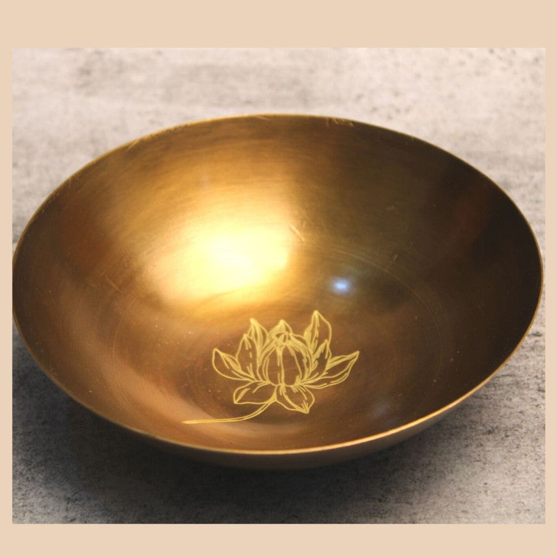 Brass Serving Bowl