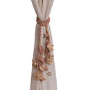 Cotton Thread Crochet Curtain Tie-Backs | Brown & Beige