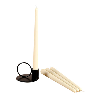 Scented Candles | Soy Wax Taper Candles | Vanilla Cinnamon | Set of 4