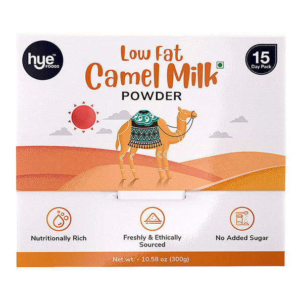 HYE Low Fat Camel Milk Powder | A Shark Tank Product | 100% Pure & Natural | 300 g