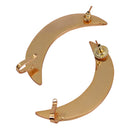 Ear Cuff Earrings | Crescent Moon Design | Gold Toned