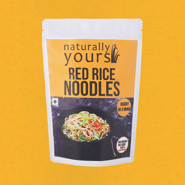 Red Rice Noodles | Protein Rich | No Preservatives | 180 g.