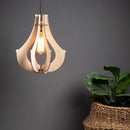 Birch Wood Ceiling Lamp | Graceful Ceiling Lamp | Beige