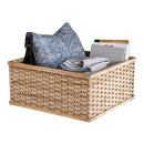 Bamboo Basket | Square | Beige | 46.5X 42.5 X 21.5cm