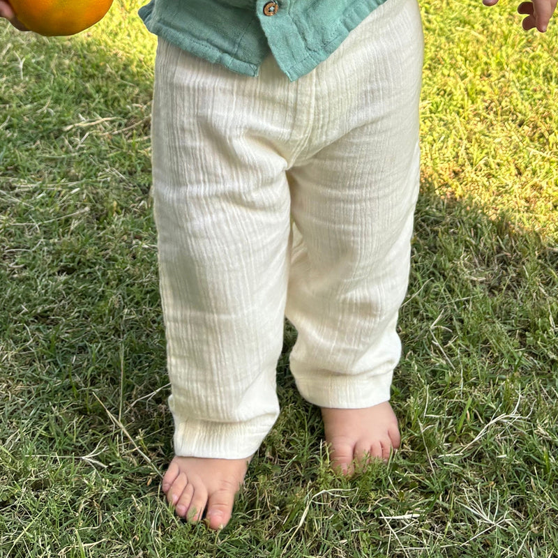 Cotton Pant for Kids | Off White