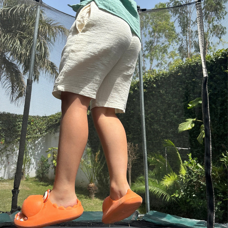 Cotton Shorts for Kids | Off White