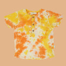 Cotton Kurta Shirt for Kids | Yellow & Orange