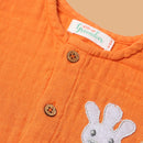 Cotton Shirt for Kids | Orange