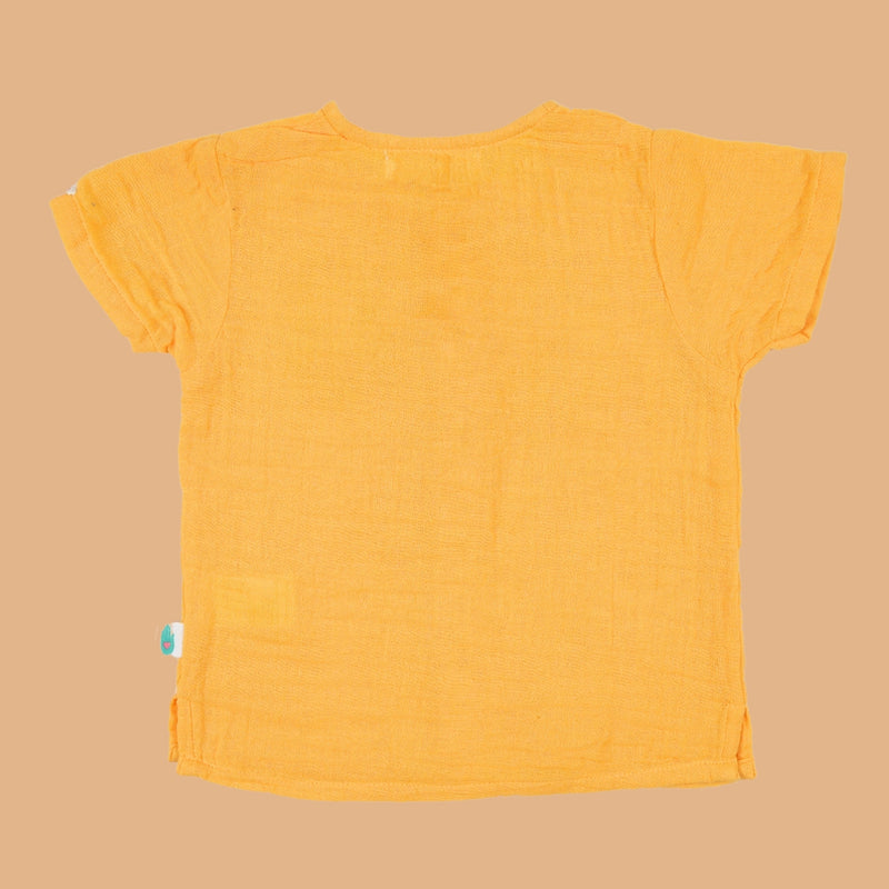 Cotton Shirt for Kids | Yellow