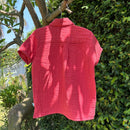 Cotton Collar Shirt for Kids | Nobel Red