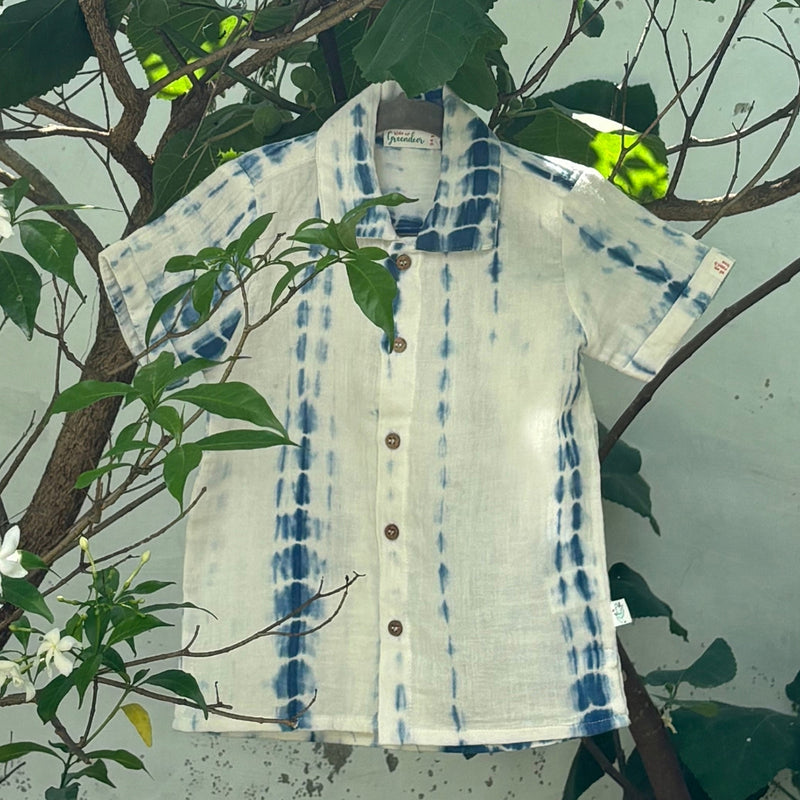 Cotton Collar Shirt for Kids | Greek Weed