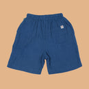 Cotton Shorts for Kids | Greek Blue