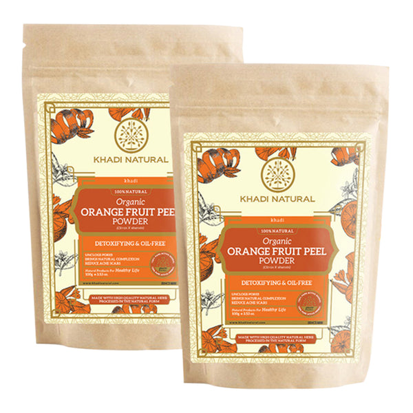 Orange Peel Powder | Detoxifying | Reduces Acne Scars | 100 g | Pack of 2