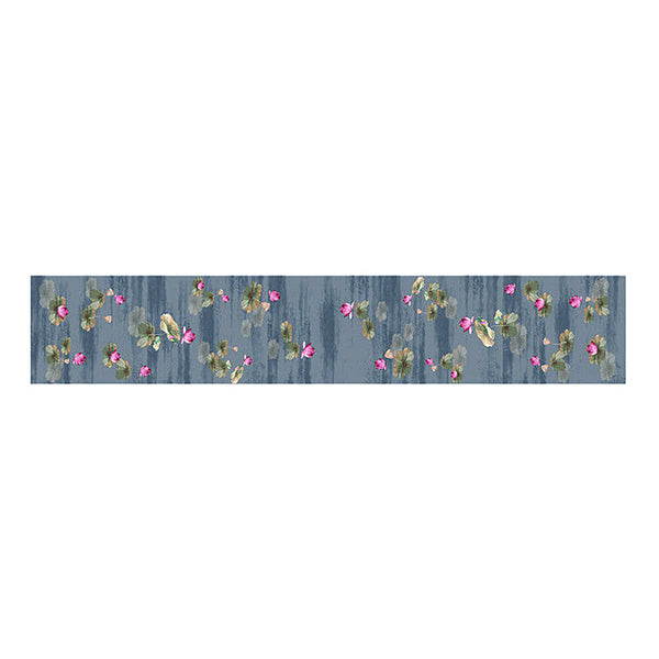 Cotton Table Runner | Printed | Blue