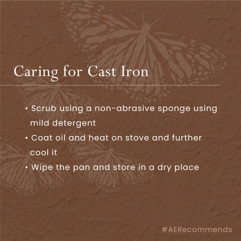 Cast Iron Cookware | Raised Edge Pan.