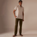 Cotton Linen Pants | Green