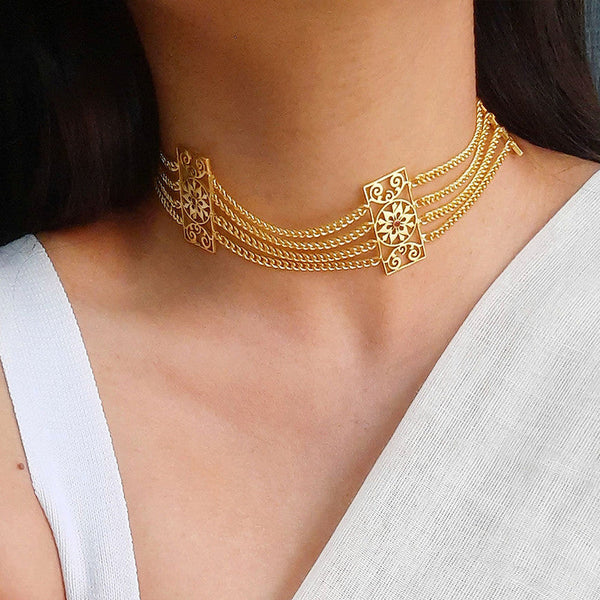 Brass Choker | Gold Plated