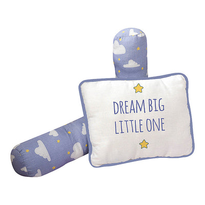 Organic Cotton Baby Pillow & Bolsters | Purple | Set of 3