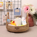 Cane Basket | Storage Basket | Round | 10 inch X 9 inch