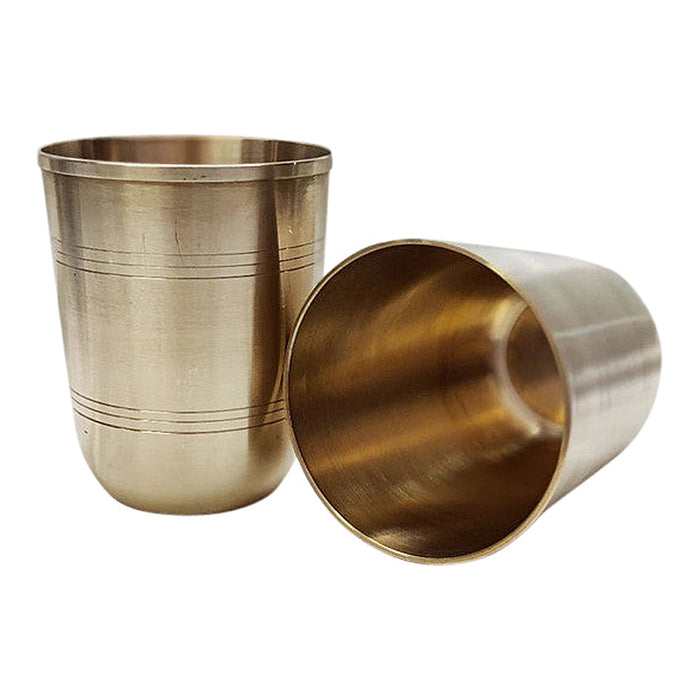 Bronze Utensils | Kansa Glasses | 200 ml | Set of 2