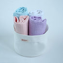 Cotton Hand Towels | Multicolour | Set of 4.